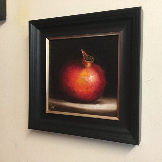 lone Pomegranate still life