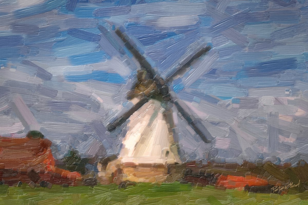 Windmill by Peter Moderdovsky