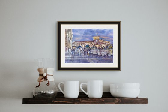 The Square in the Evening