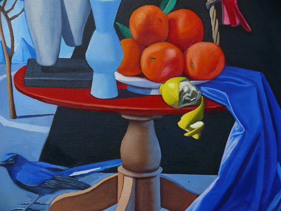 Still-Life With Red Tanager