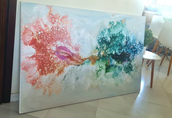 Rainbow flames