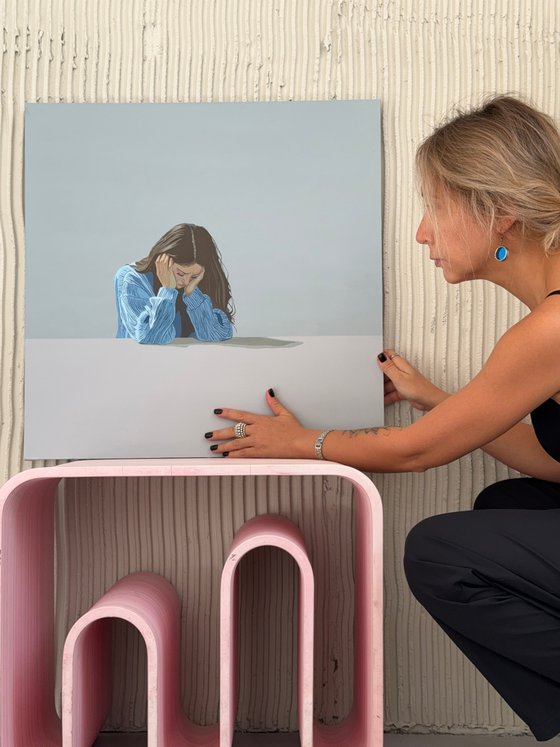 Emotional Day   - Original Painting 24x24in