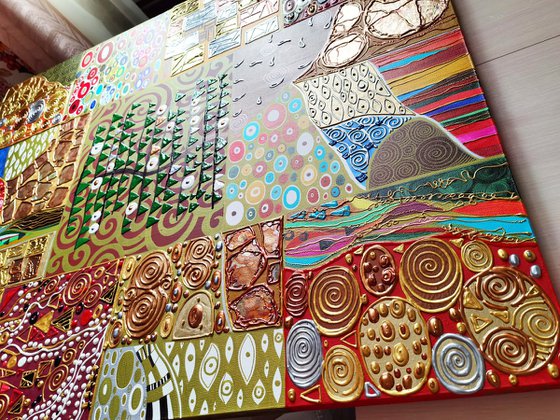 Tree of Life. Klimt abstract