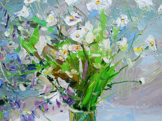 " Still life of wildflowers "