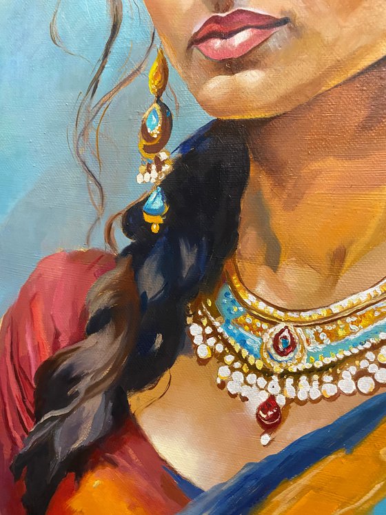 Indian woman portrait