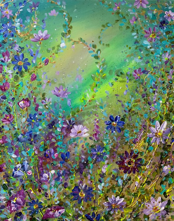 A Floral Neon Twist