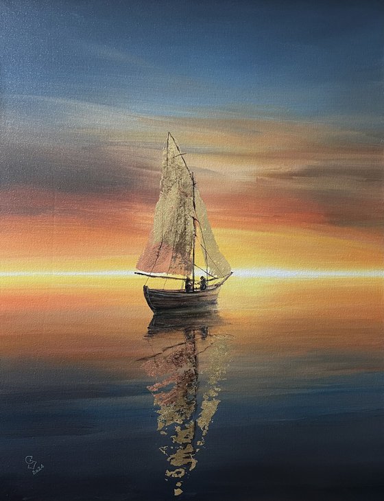 Sailing into the calm of the day