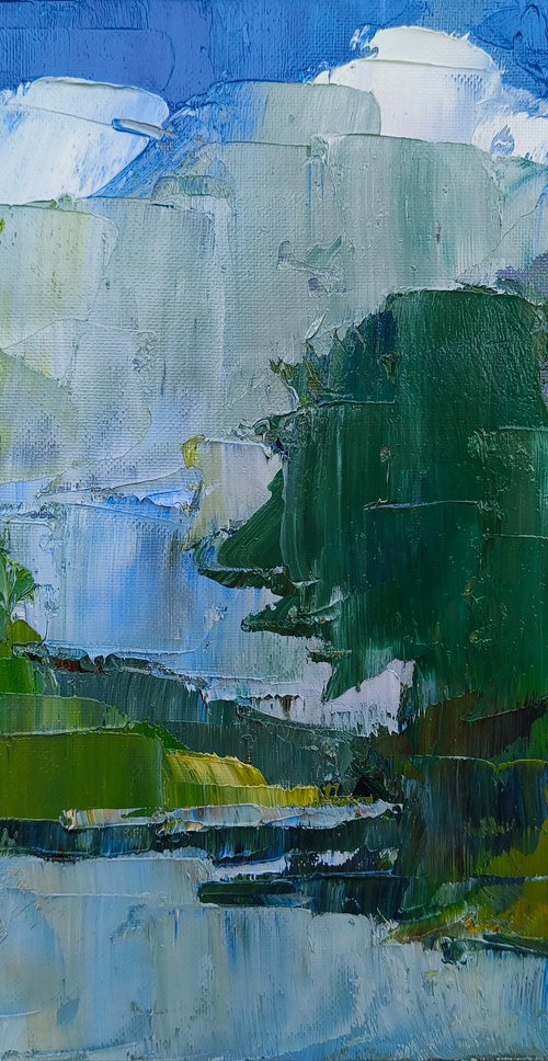 Landscape with trees by mahonart75