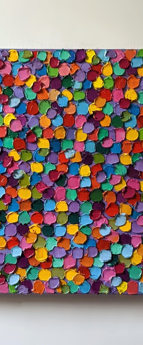Rainbow dots by Paige Castile