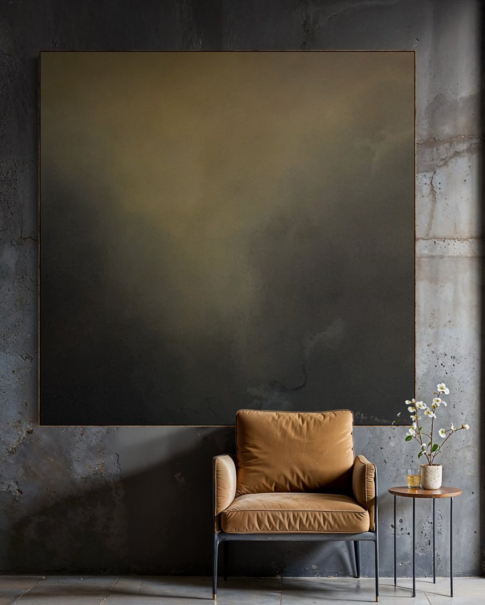  Dimmed Light By Gabriela Azar Schreiner, 55 X 55, Artwork For Sale On Artfinder