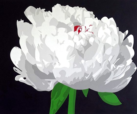 Moonlit Peony