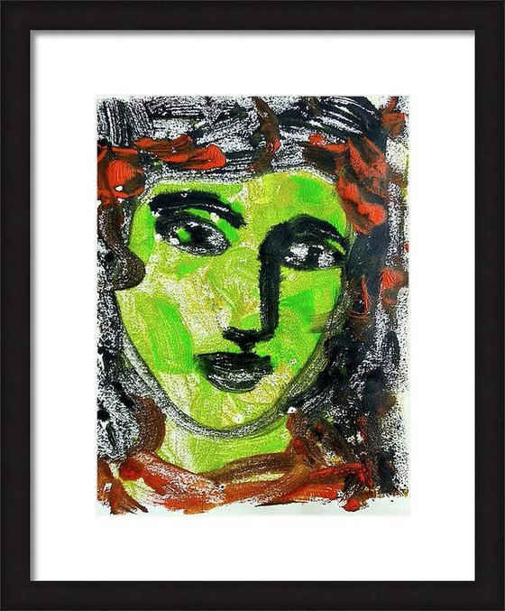 Portrait of a woman- The Face VII  -