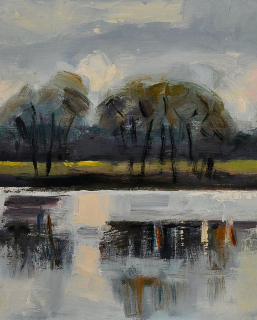 The Lake at Birdham Pool by Andre Pallat