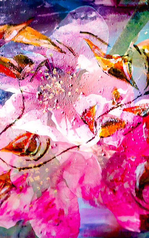 Floral Creation Abstract Art by Bruno Paolo Benedetti