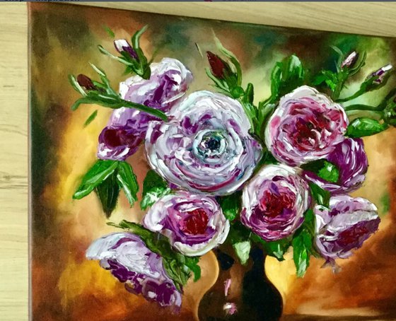 PURPLE ROSES