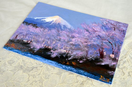 Purple Twilight over Fuji