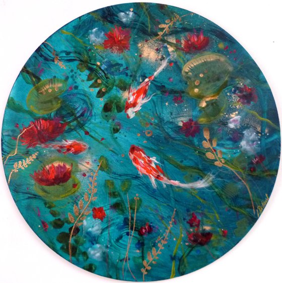 "Aquatic Osmosis " Tondo 50 cm