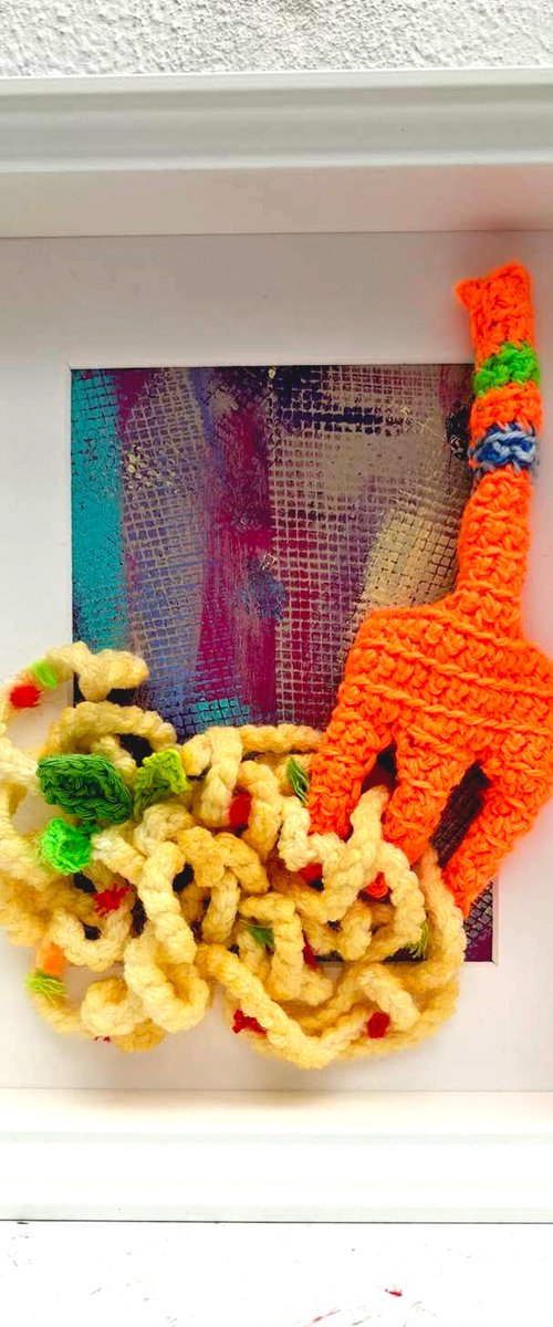 Spaghetti and Fork by Vio Valova