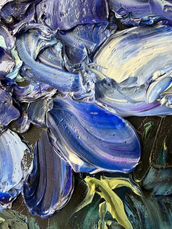 Midnight Hydrangea III — Deep Blue Violet