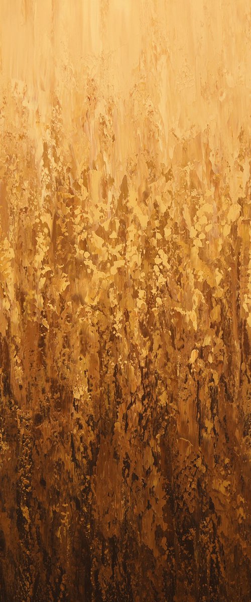 Summer Gold - Color Field by Suzanne Vaughan