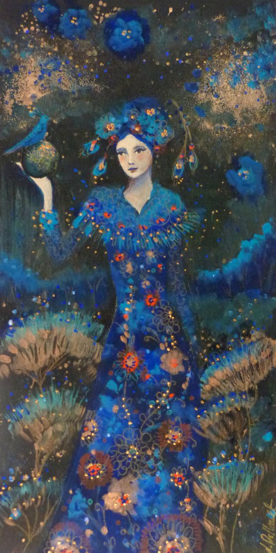 The blue spell 40x20cm