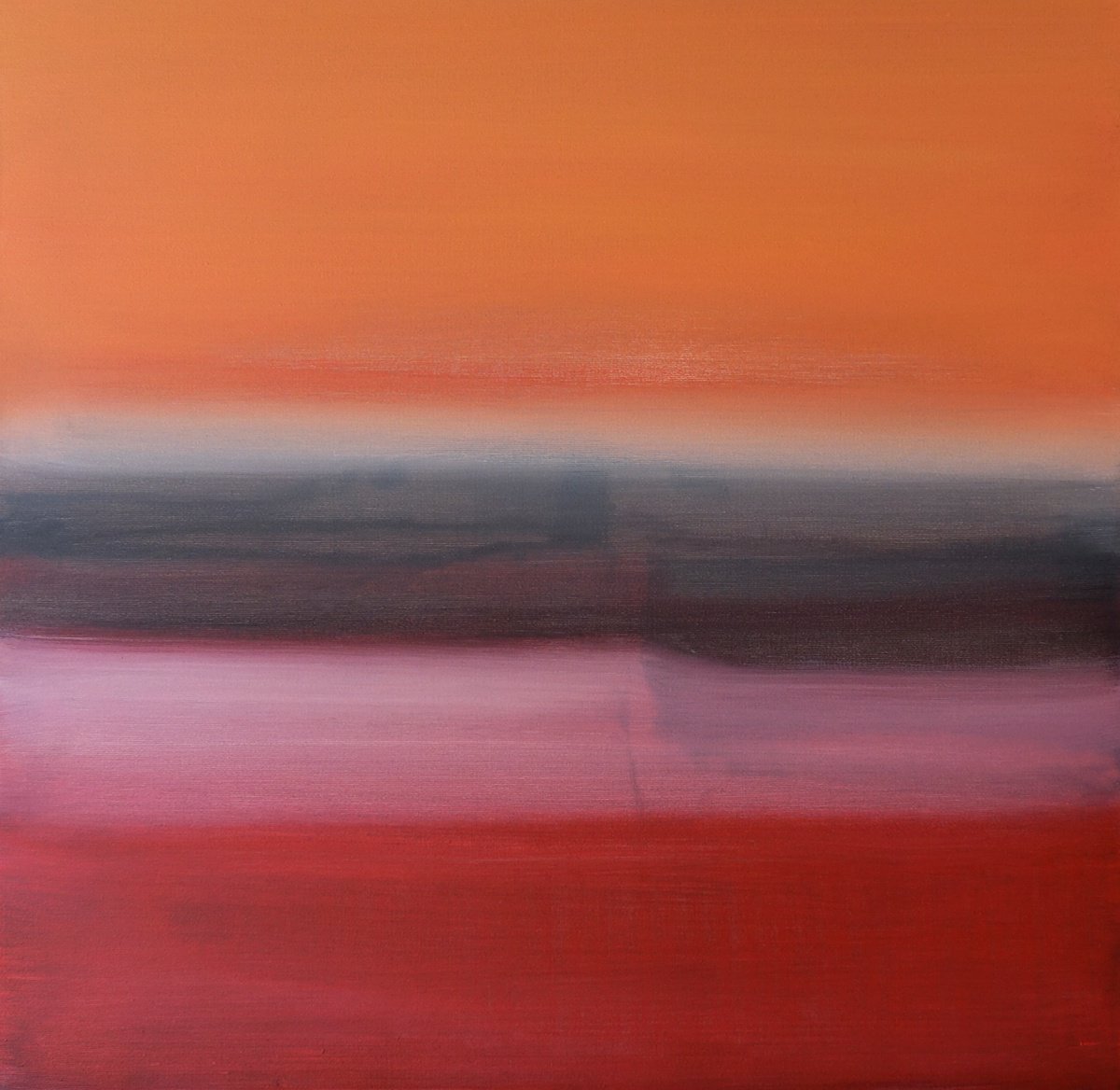 Abstract Acrylic Painting By Pier Maurizio Greco, 24 X 24", Vibrante, Original Artwork