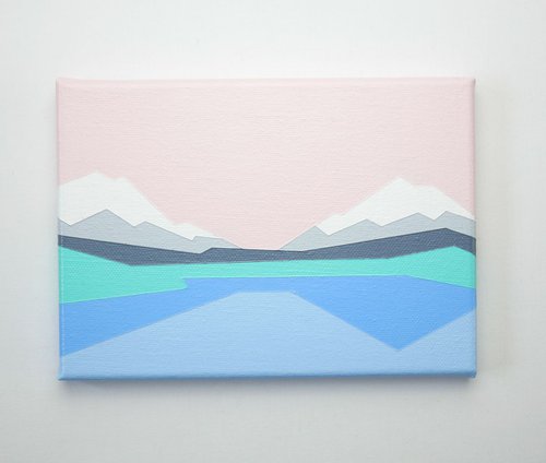 Cairngorms mountain painting by Zoe  Hattersley