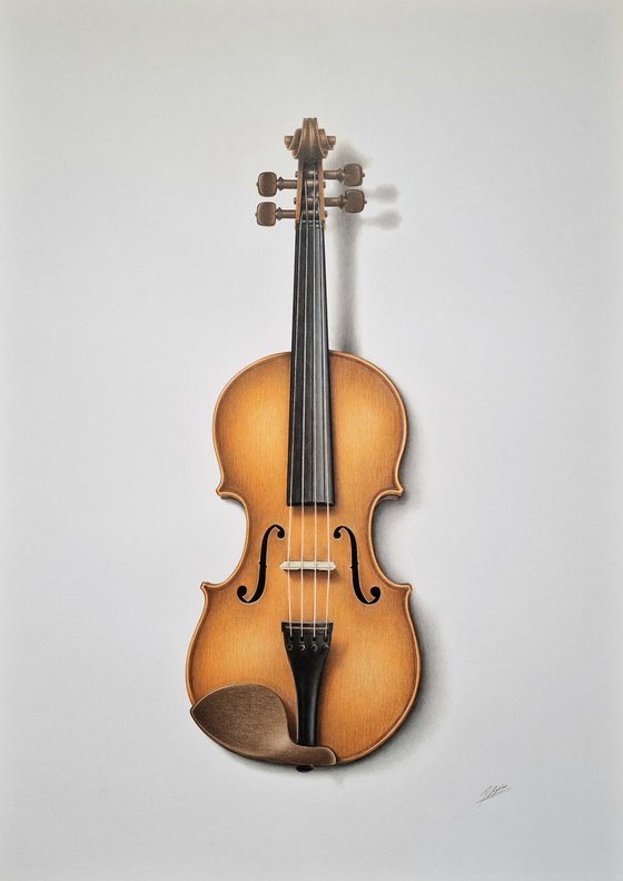Violin Trompe L'oeil
