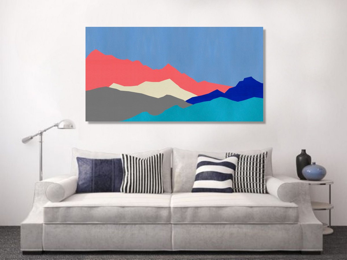  Mountain Breaths #17 By Marina Krylova, 59 X 31, Artwork For Sale On Artfinder
