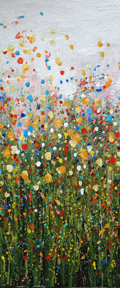 Wildflower Meadow 9 by Roz Edwards