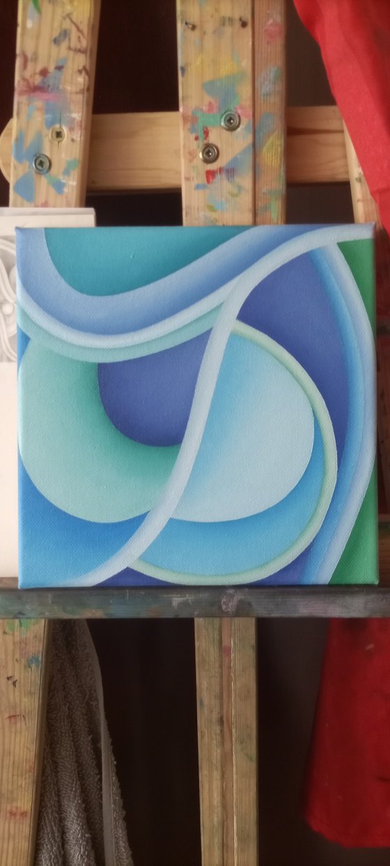 Blue Abstract II