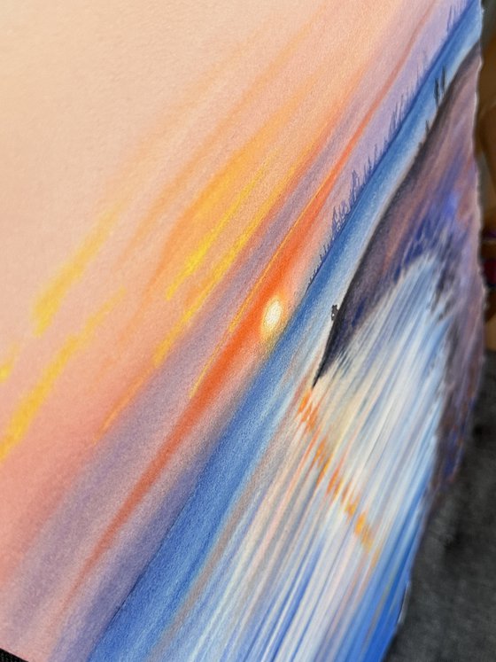 The Aesthetics of a Sunset over the Sea