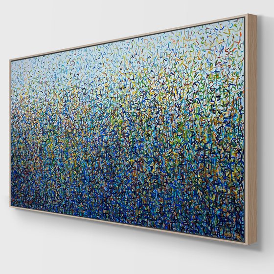 Katoomba Bush Dance 152 x 76cm acrylic on canvas