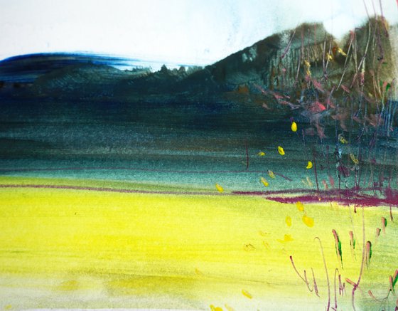 Summer Landscape 21-7 9x12in (22x30cm)