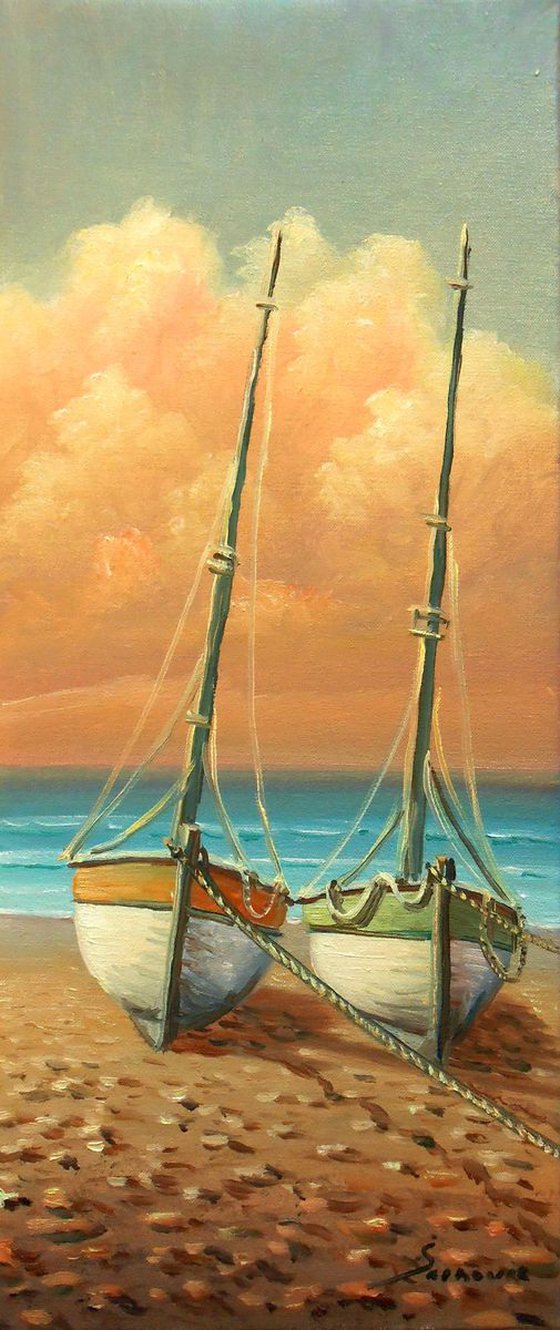 Boats on the coast