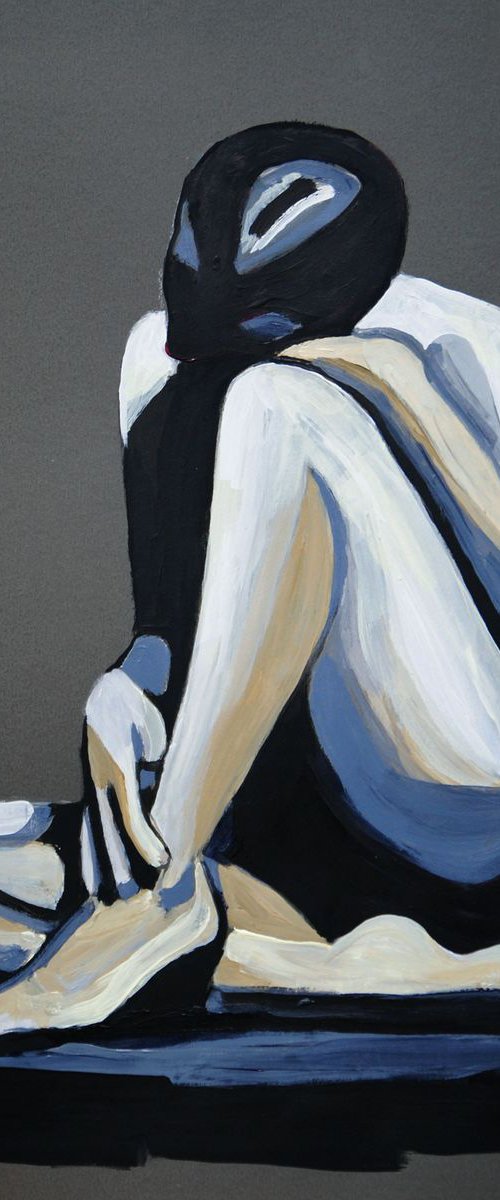Nude #400 AP/ 46.7 x 35 cm by Alexandra Djokic