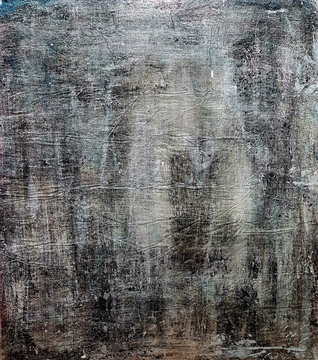 Moonlight -01- (n.347) - 80,00 x 90,00 x 2,50 cm - ready to hang - acrylic painting on str... by Alessio Mazzarulli
