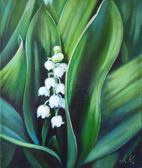 Gentle lily of the valley.