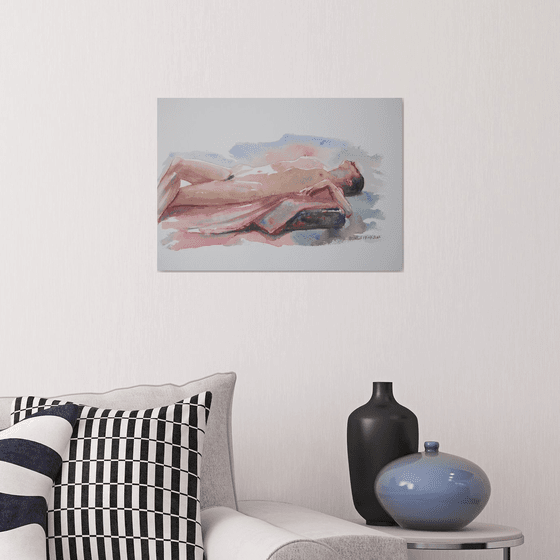reclining female nude