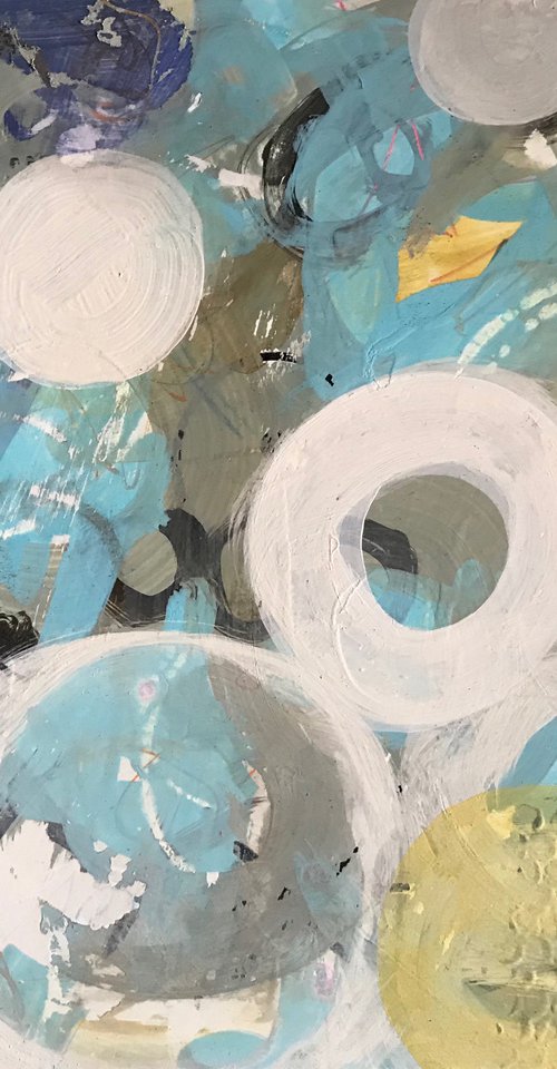 Bubbling (SOLD) by Karen  Lehrer