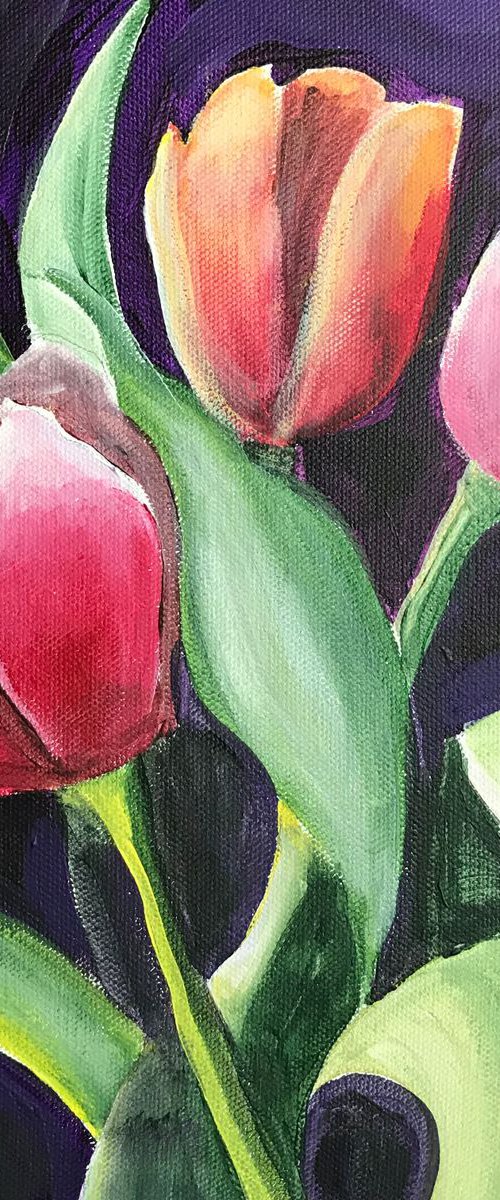 Tulip Trio-2 by Eliry Arts