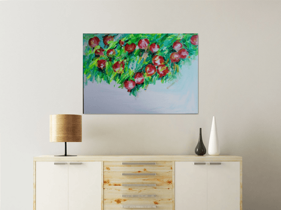 Pomegranate tree-(100x70cm)