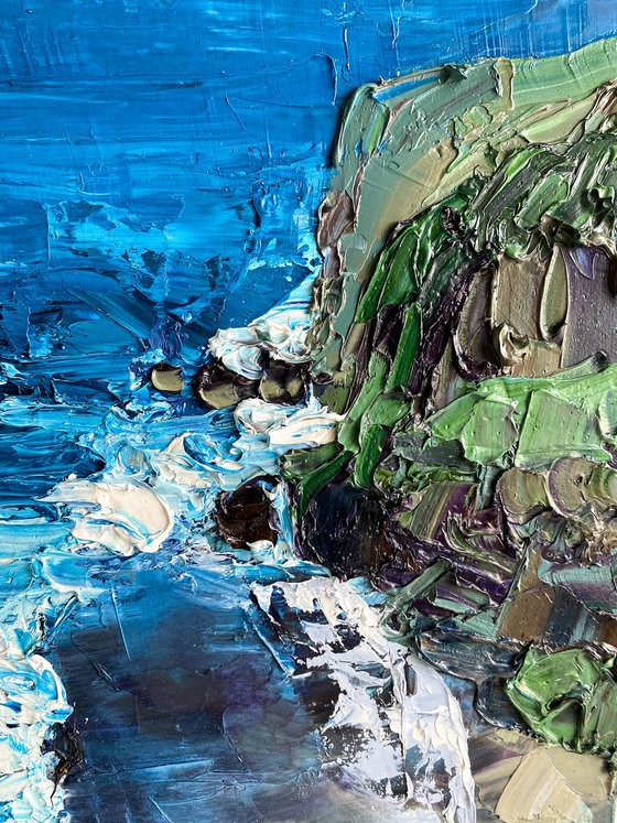 Bali Ocean Oil Painting