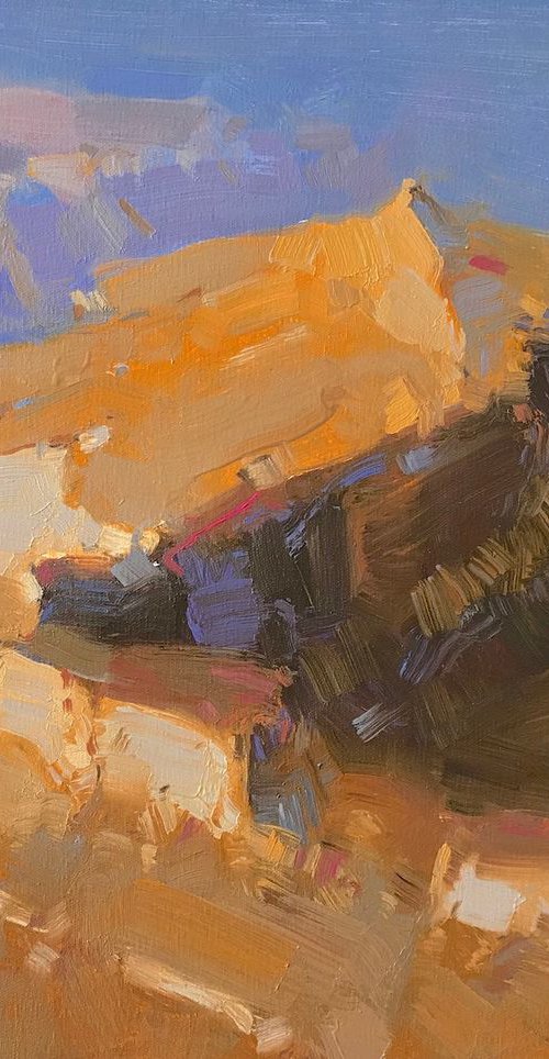 Grand Canyon, Handmade oil painting, One of a kind by Vahe Yeremyan