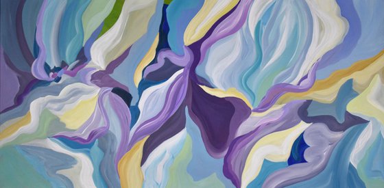 Lavender Abstract - Original Acrylic Painting