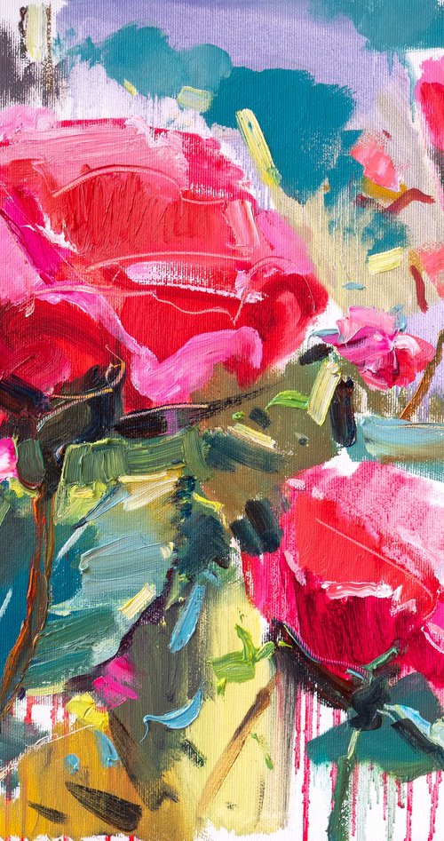 Roses by Vasyl Moldavchuk