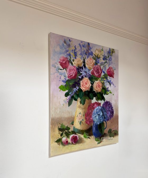 Bouquet in a Country Vase