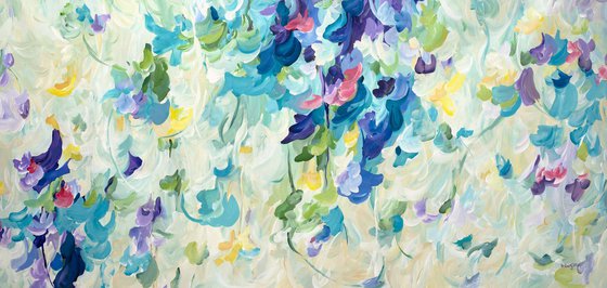 Picking Flowers - Large Abstract