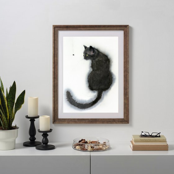 Black Cat and Spider