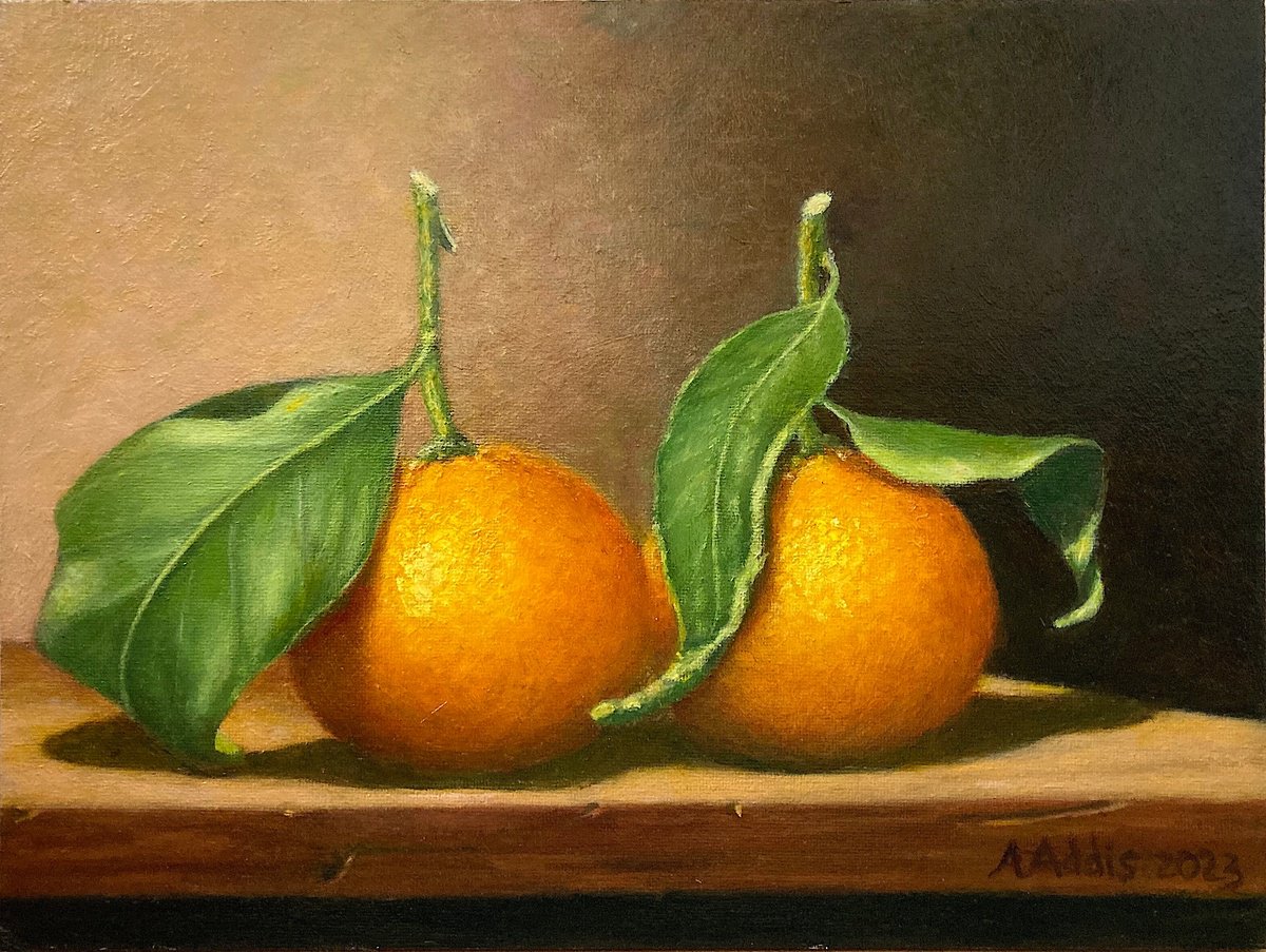 Two clementines 00 by Antonino Addis